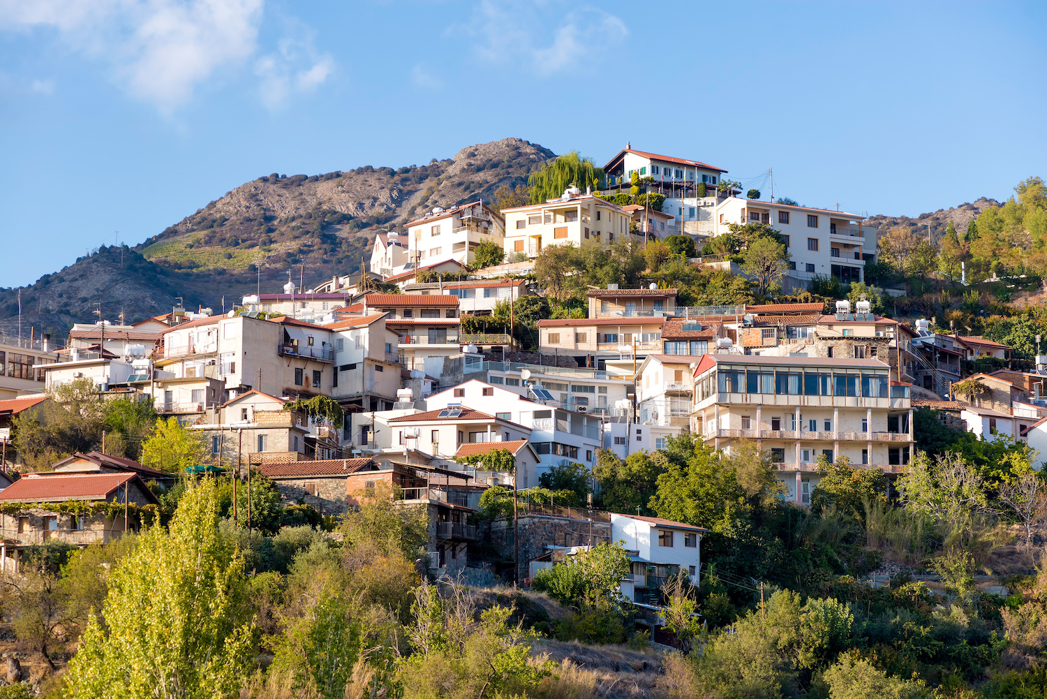 Village of Agros. Limassol District, Cyprus.