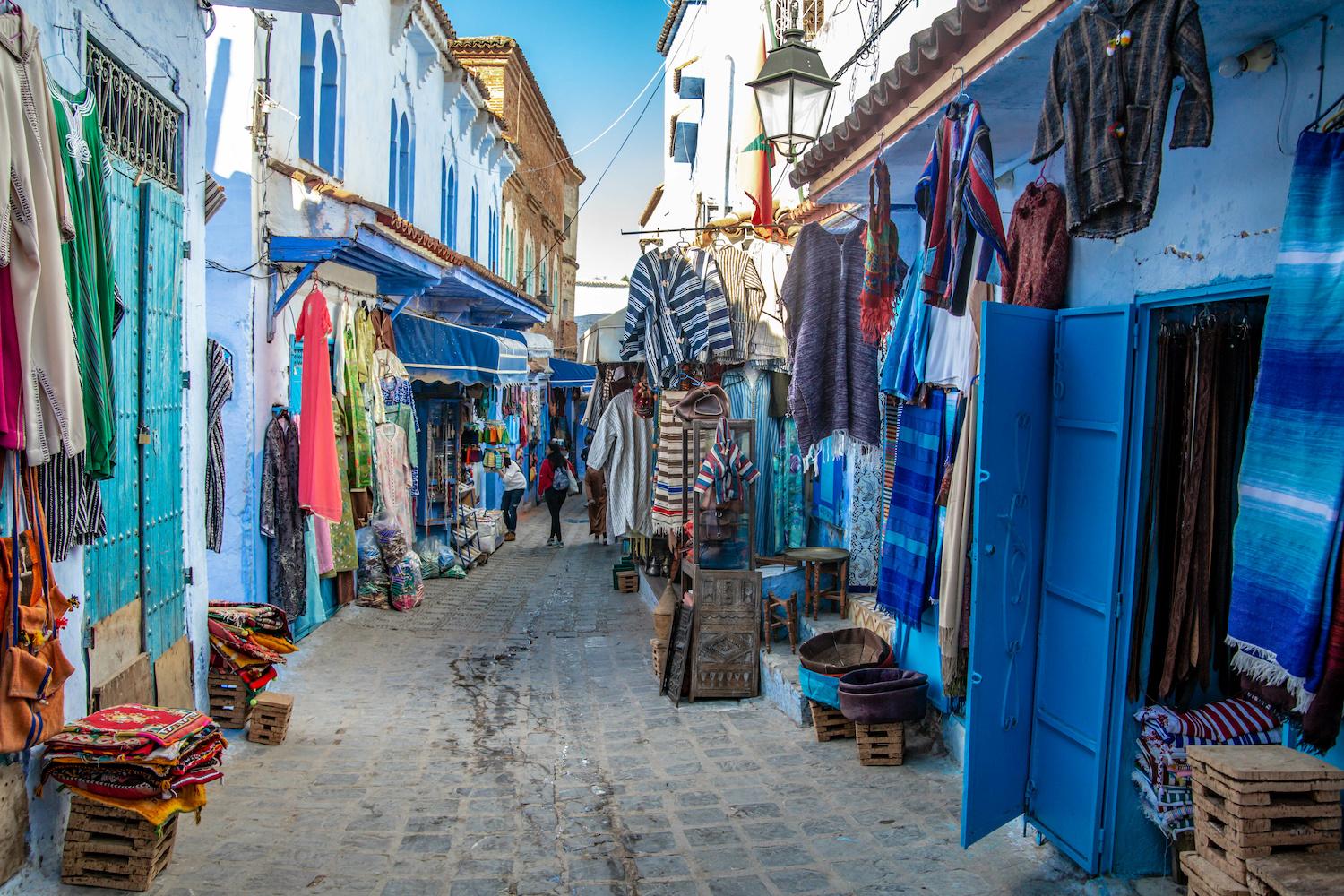 Street views in Chefchaouen, Marocco